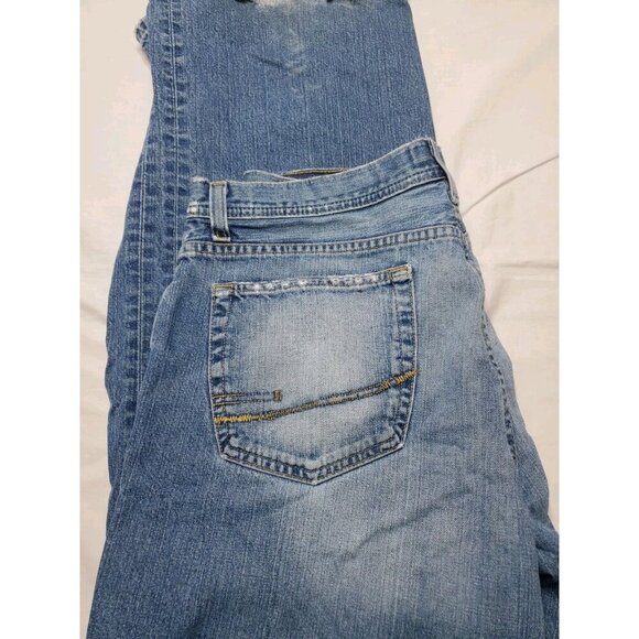 BKE 67 San Antonio Jeans Men's Size 36x32 Y2K Baggy Wide Leg Distressed KBK3032L - Picture 8 of 16